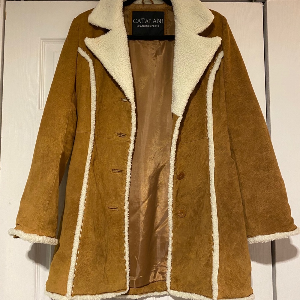 Leather coat